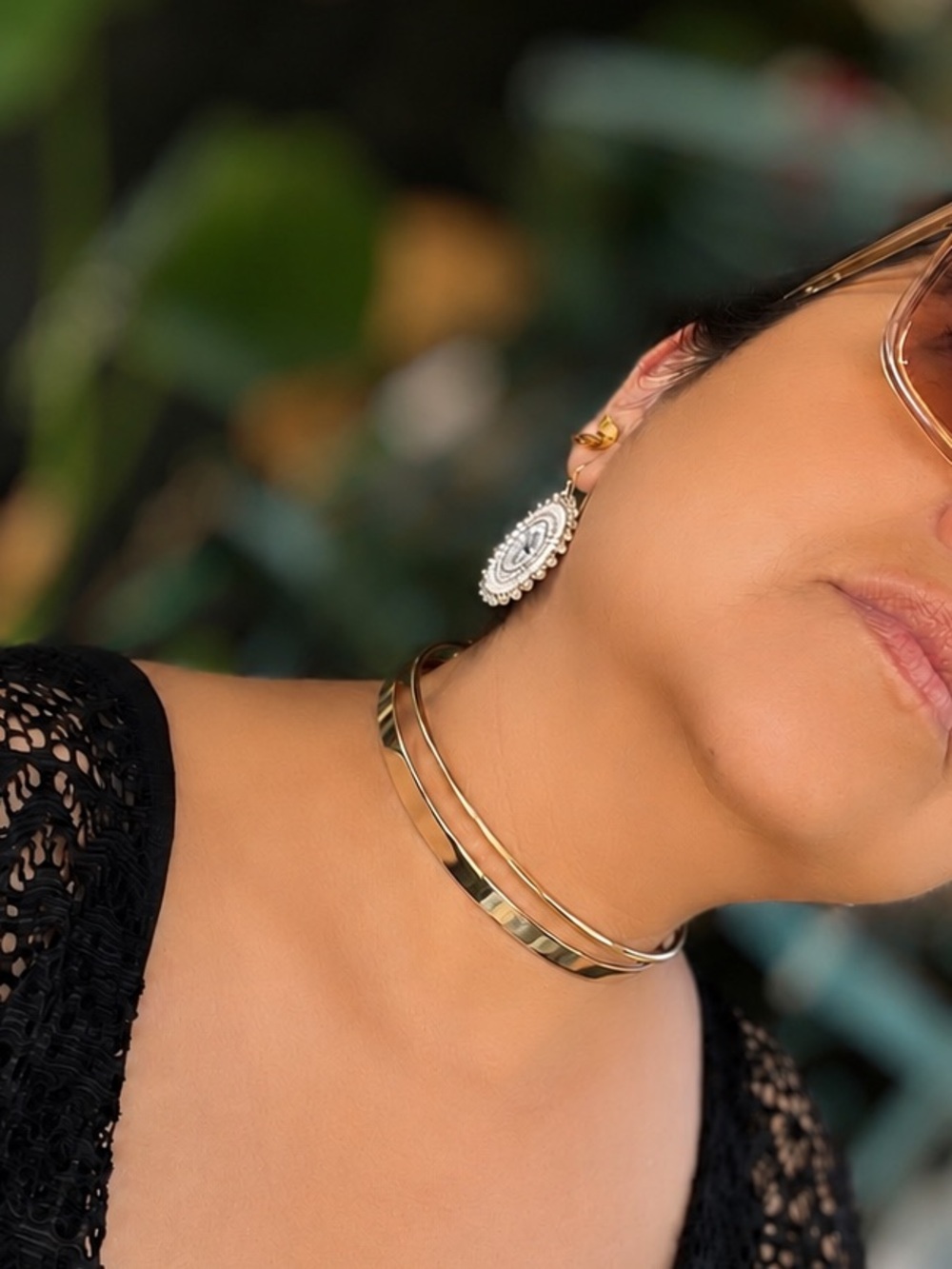 Aldo Double-Band Gold Choker